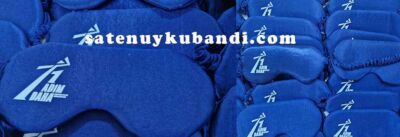 baskılı saten uyku göz bandı